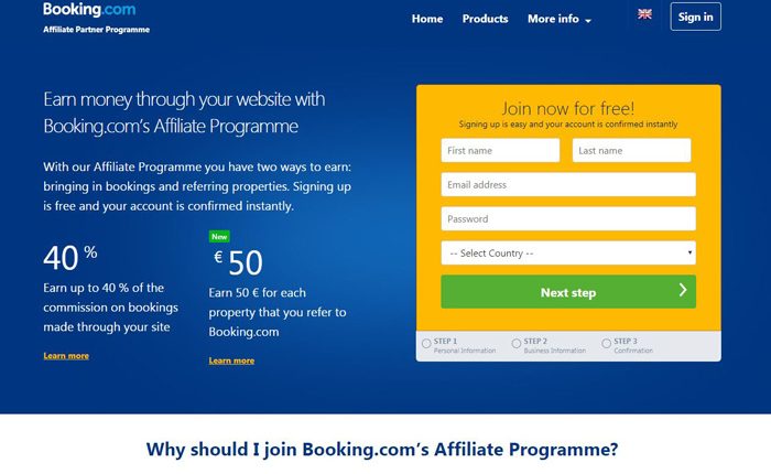 Booking.com Affiliate Program-Travel-Hotel