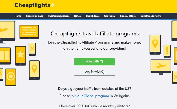 Cheapflights Affiliate Program-Booking-Travel