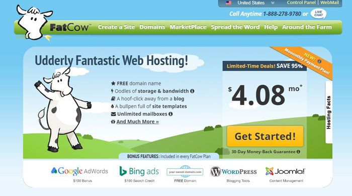 FatCow Web Hosting Services Reviews