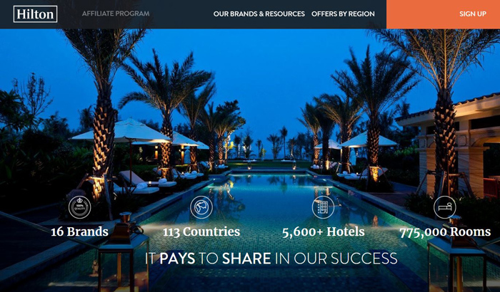 Hilton Affiliate Program-Booking-Travel-Hotel