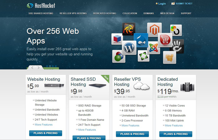 HostRocket Web Hosting Services Reviews