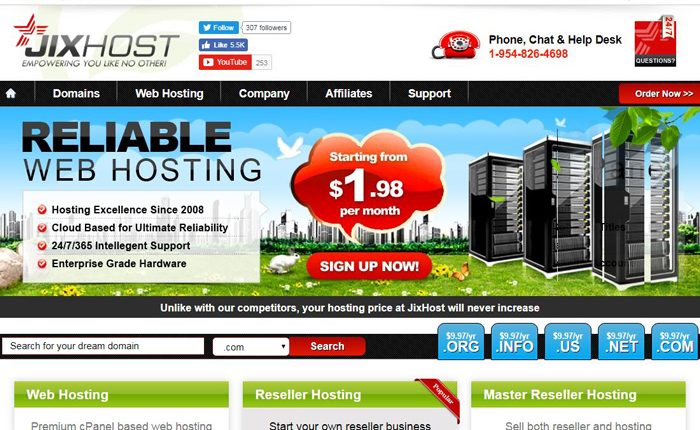 JixHost Web Hosting Services Reviews