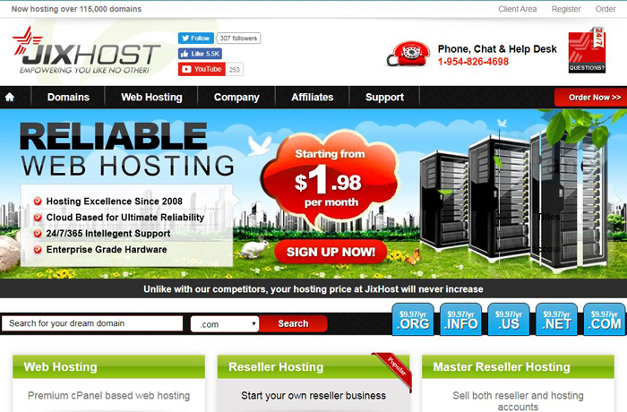 JixHost Web Hosting Services Reviews
