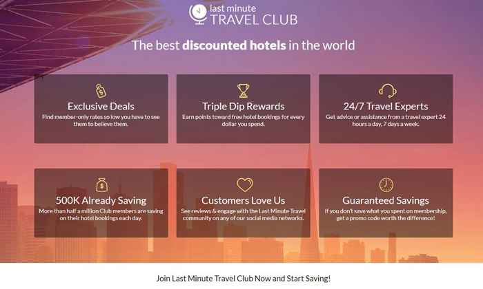 Last Minute Travel Affiliate Program-Booking