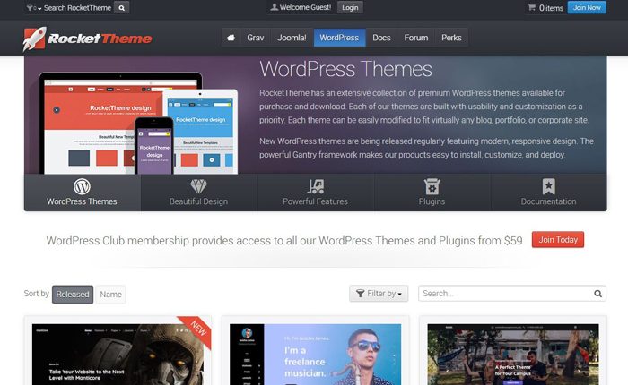 RocketTheme Wordpress Themes Premium Reviews