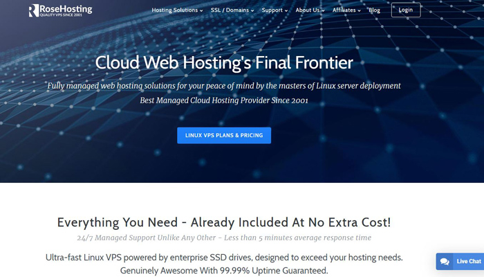 RoseHosting Web Hosting Services Reviews