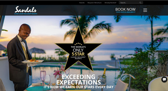 Sandals Affiliate Program-Booking-Resort